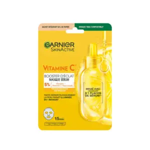 Masque Tissu Vitamine C Garnier - L'Infusion Éclat & Hydratation